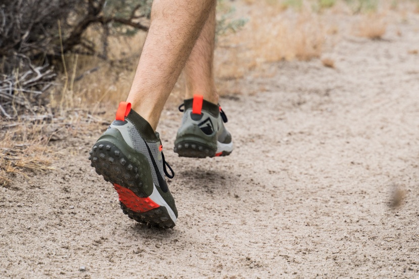 trail running shoes - your feet don&#039;t need as much protection if you stick to smooth...