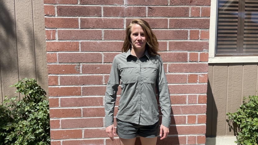 the sahara offers solid coverage with its drop hems and longer cuff...