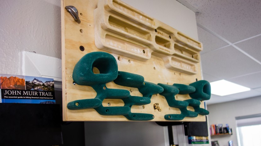 hangboard - wood boards offer a lot of comfort, while plastic boards can have...