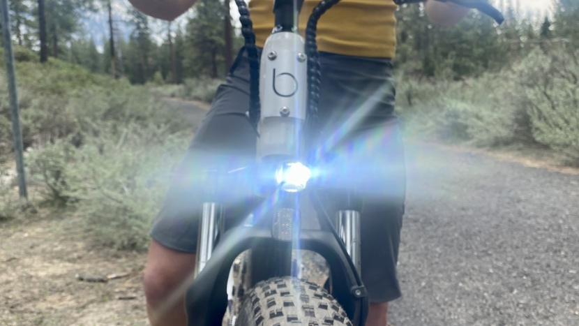 blix ultra - the led headlight is even bright during the day and runs off the...