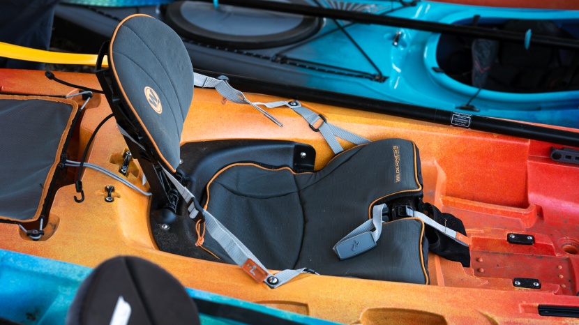 wilderness systems tarpon 105 - the tarpon&#039;s seat is one of the most comfortable that we tested.