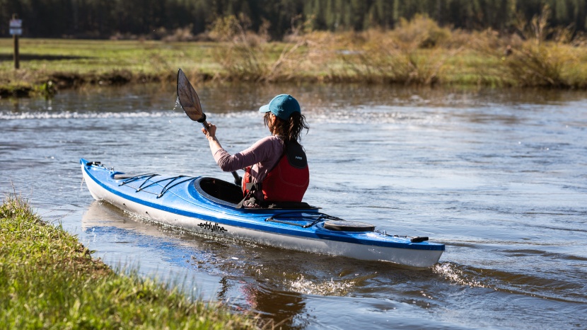 eddyline skylark - kayakers didn&#039;t find it challenging to keep the eddyline skylark...