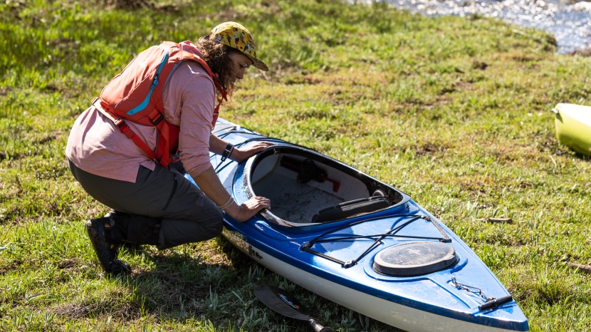eddyline skylark - we found lots of useful features on the skylark, but no water bottle...