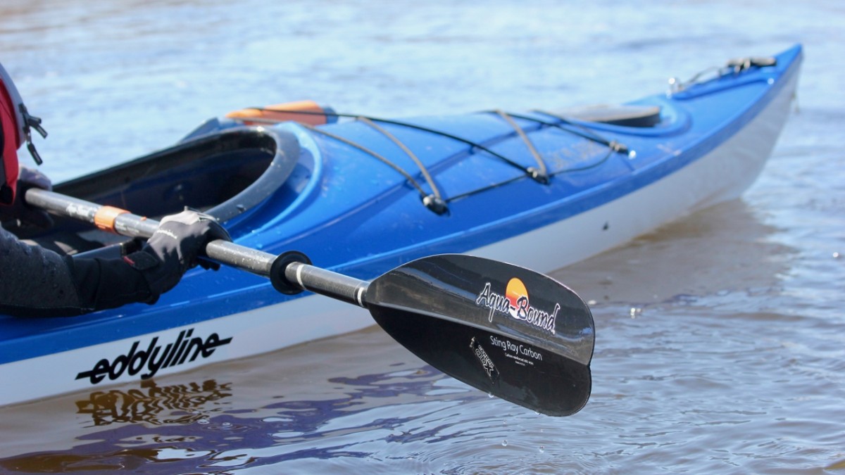 aqua-bound sting ray carbon kayak paddle review