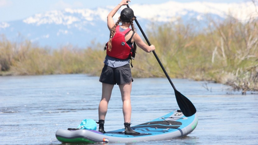 astral ytv 2.0 - stand up paddle boarders enjoyed the unrestricted movement afforded...