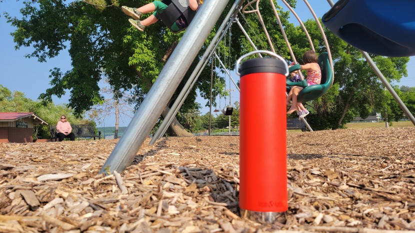 water bottle - we took the water bottles everywhere with us in our everyday lives...