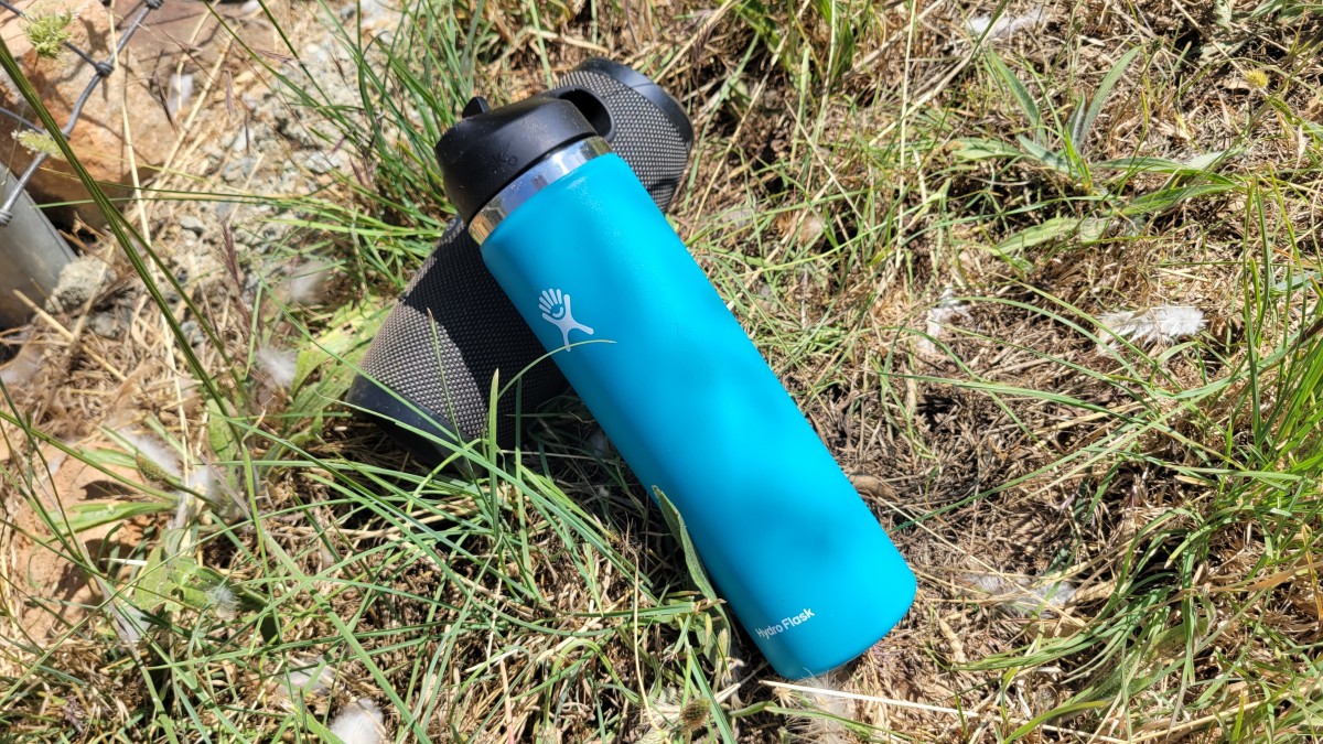 hydro flask wide mouth with straw water bottle review