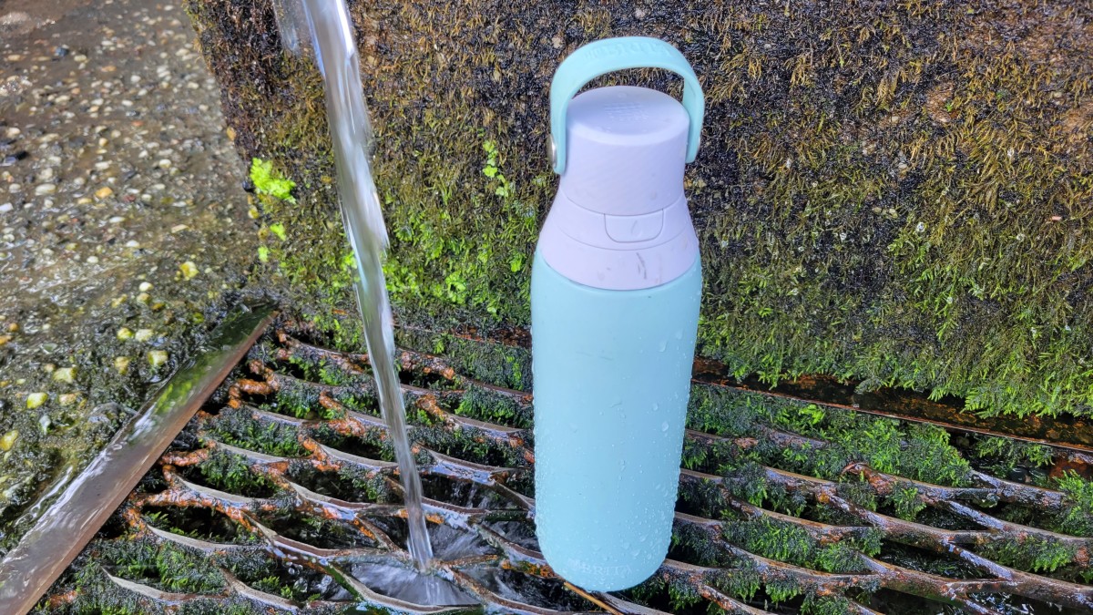 brita stainless steel filter bottle water bottle review