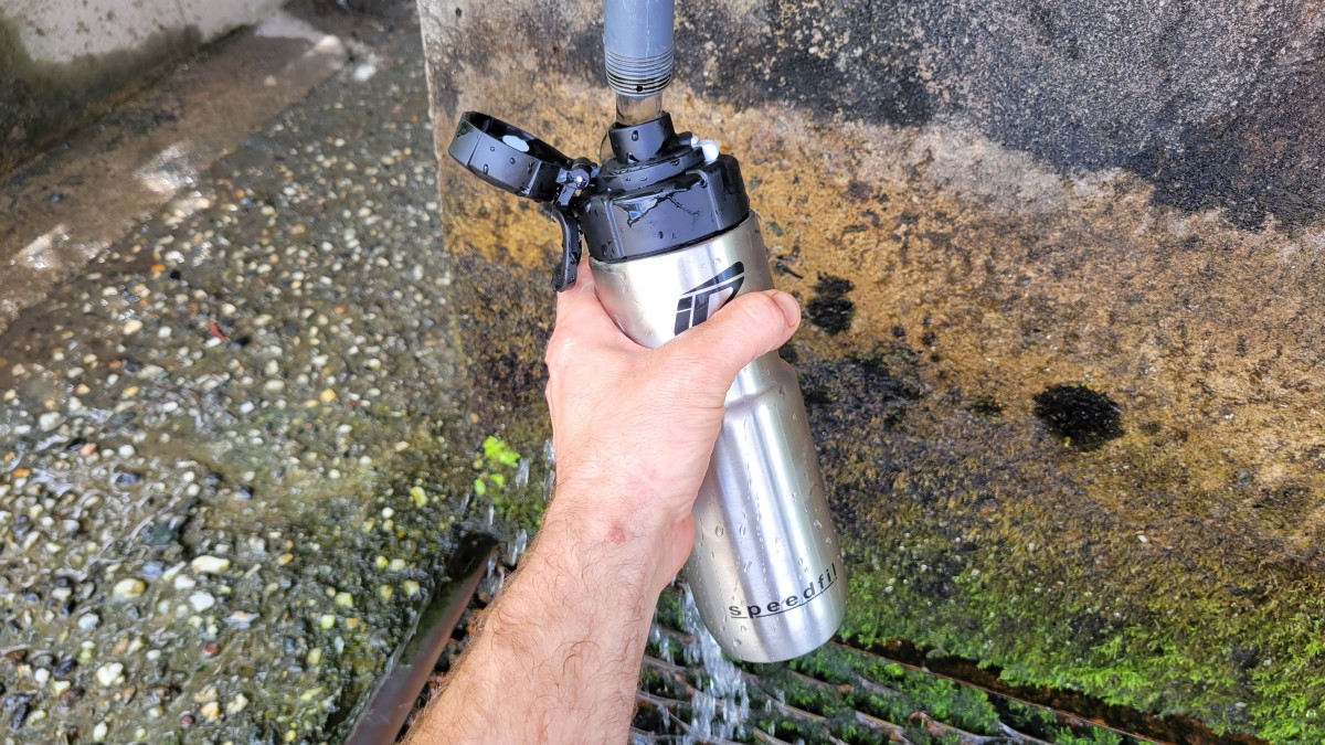 Speedfil Speedflask Review (The Speedflask was quick to fill wherever we stopped to recharge.)