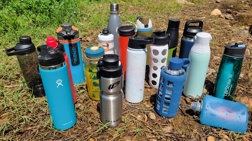 Water bottle testing and comparison setup