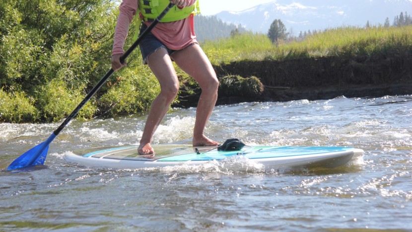 the tao fit was tested in gentle currents to see how stable it feels...