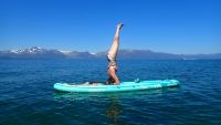 The Thurso Surf Waterwalker is stable enough for headstands...