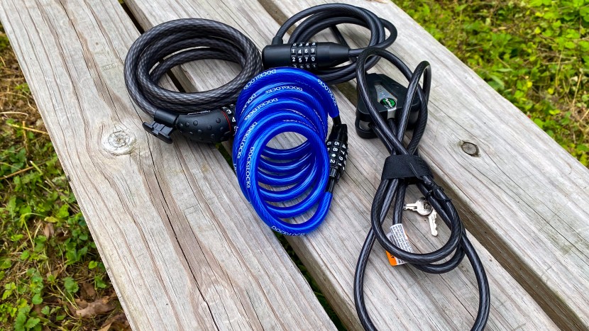 docklocks anti-theft weatherproof cable - the dockslocks is one of the smaller cables we&#039;ve tested, packing up...
