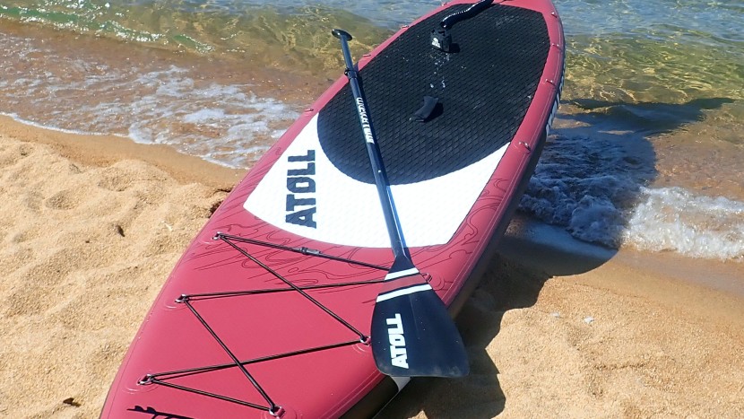 atoll 11&#039; - a high-quality carbon paddle is a highlight of this package.
