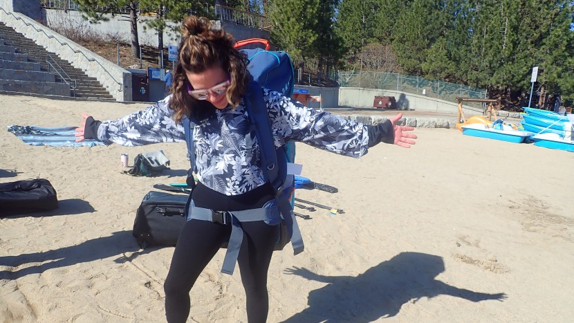 body glove performer 11 - the hip belt and padded straps provide support and some comfort...