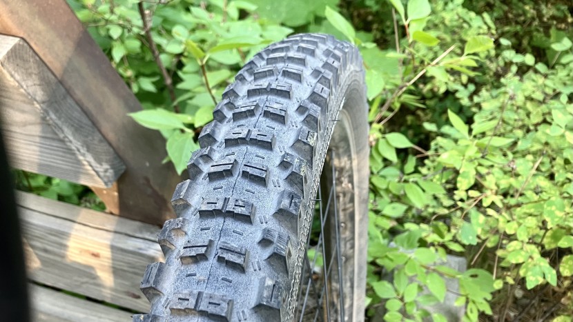 the goodyear newton front tire was among the most aggressive front...