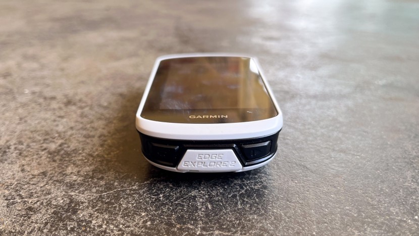 garmin edge explore 2 - these buttons on the bottom, for start/stop and lap/reset, are the...