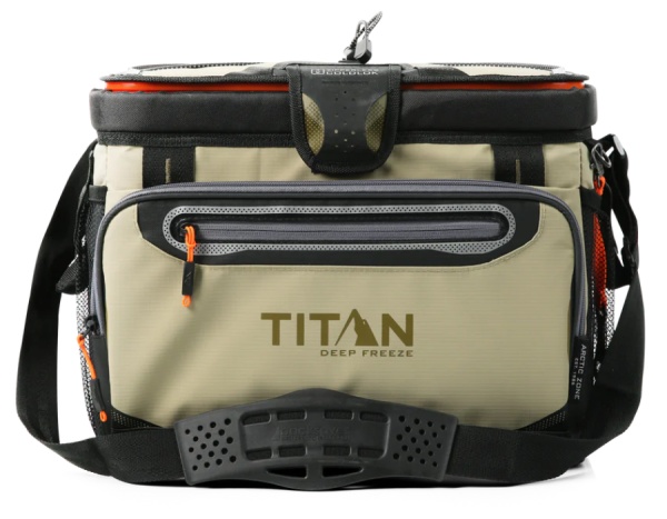Arctic Zone Titan Deep Freeze High Performance Expandable Horizontal Lunch  Bag with 2 Ice Walls - Black