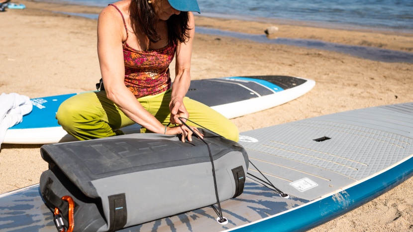 surftech catalyst tuflite v-tech - a cargo net system on the front of the catalyst can be used to carry...