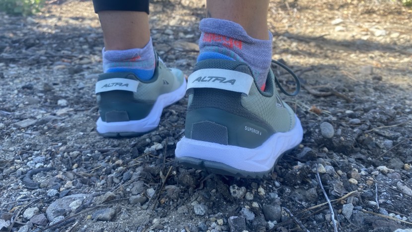 altra superior 6 for women - the addition of slight bumpers and a gaiter trap provide protection...