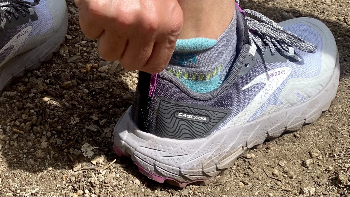 Brooks Cascadia 17 - Women's Review (The beefy outsole of the Cascadia provides great grip and security on loose terrain.)