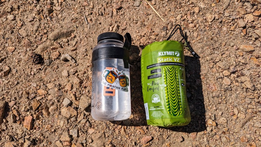 sleeping pad - the klymit static v2 packs down into one of the smallest stuff sacks...