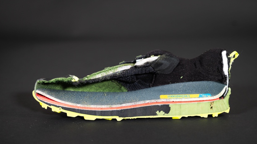 la sportiva bushido ii - a cross-section look at the &quot;guts&quot; of the bushido ii.