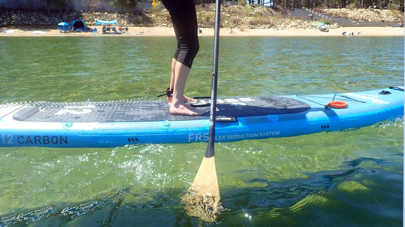 sup paddle - a paddle with a wide, flat blade like the makai will require more...