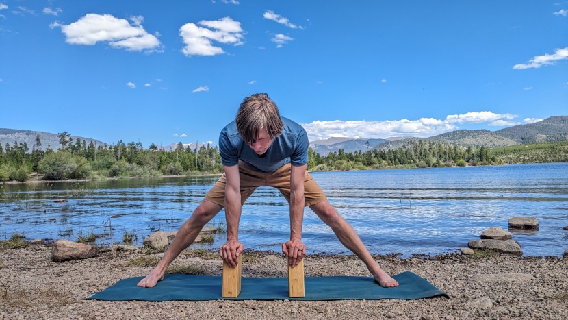yoga blocks - unblock old patterns. direct your energy into a full breath and...