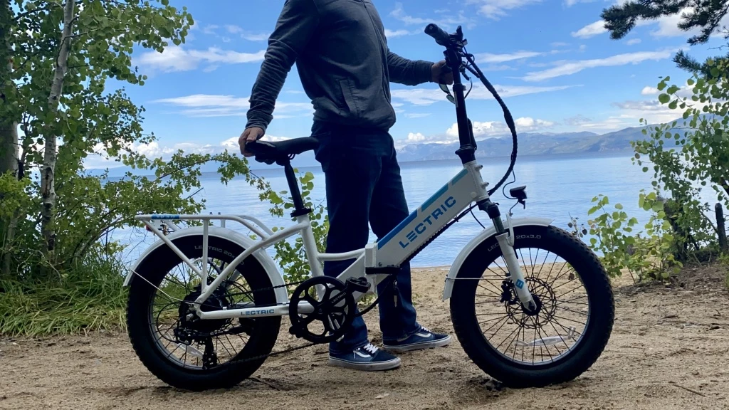 folding electric bike - the lectric xp 3.0 utilizes high volume 3-inch tires to expand the...