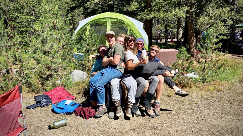 though you can't see it in the frame, the mountain summit gear...