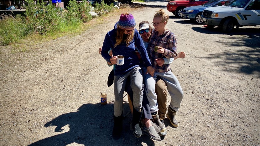 figuring out how to fit all the friends.