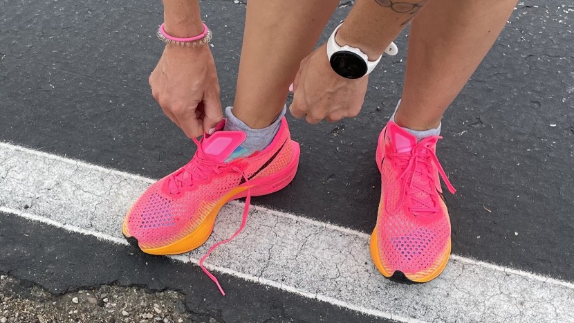 nike vaporfly 3 for women - the minimalistic upper of the vaporfly is part of what allows it to...