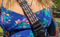 The rope material strap on the KAVU Rope sling is comfortable on...