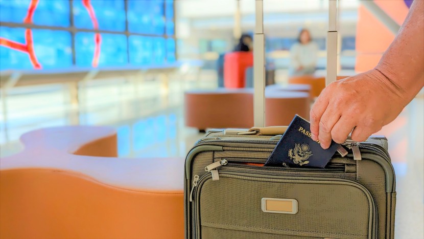stowing our passport in the top pocket. we loved the ability to...