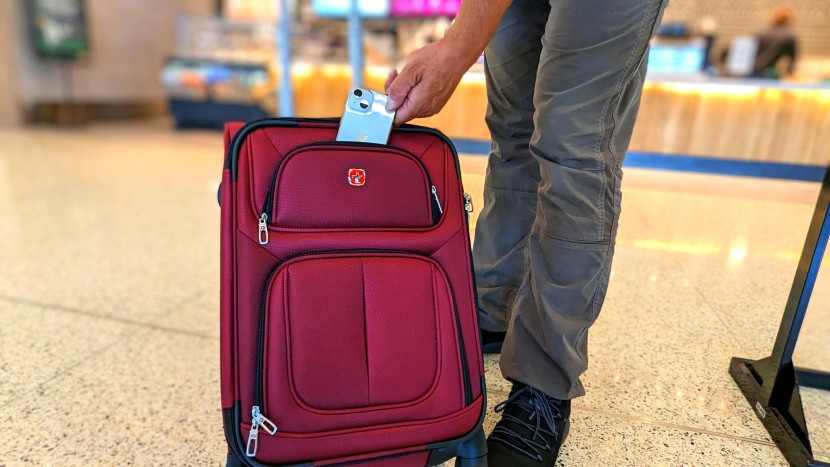 swissgear sion softside expandable 21-inch - going radio silent by dumping our cell and detaching from the world...