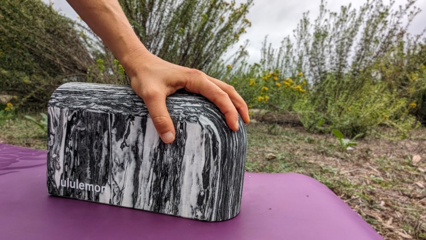 yoga blocks - the rounded edge of the lululemon inner flow may feel good if you...