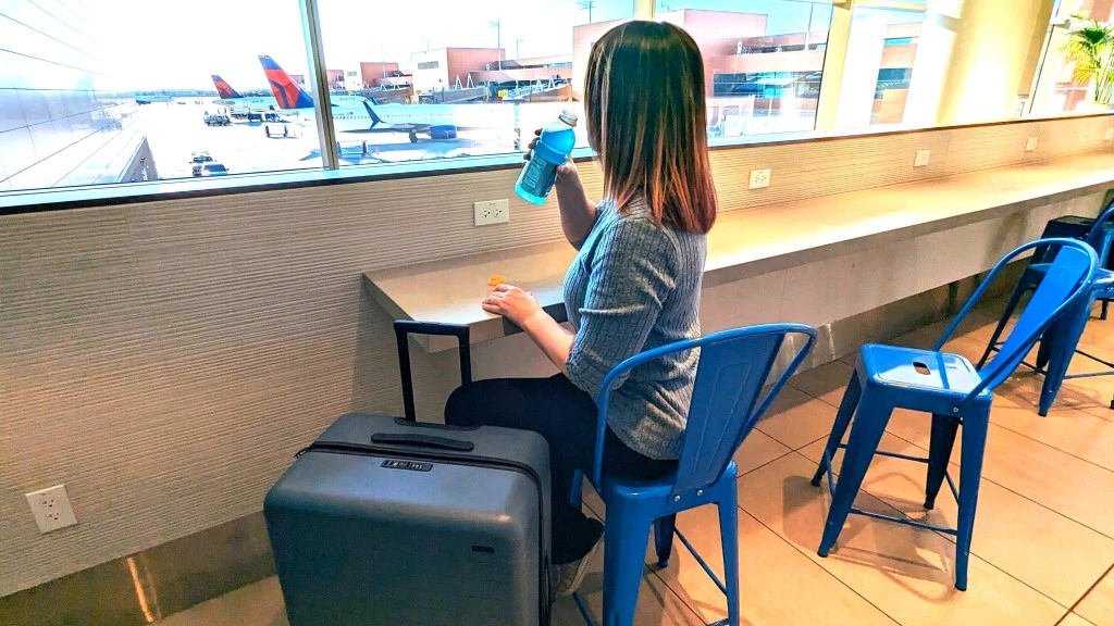 luggage - enduring a layover with our away. we love its storage capacity and...