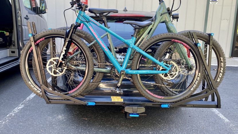 rockymounts guiderail - we had no issues with kid&#039;s bikes; here is an example of extreme...