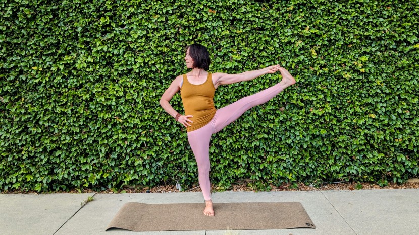 yoga mat - your feet feel connected to the earth on the yoloha unity, one of...