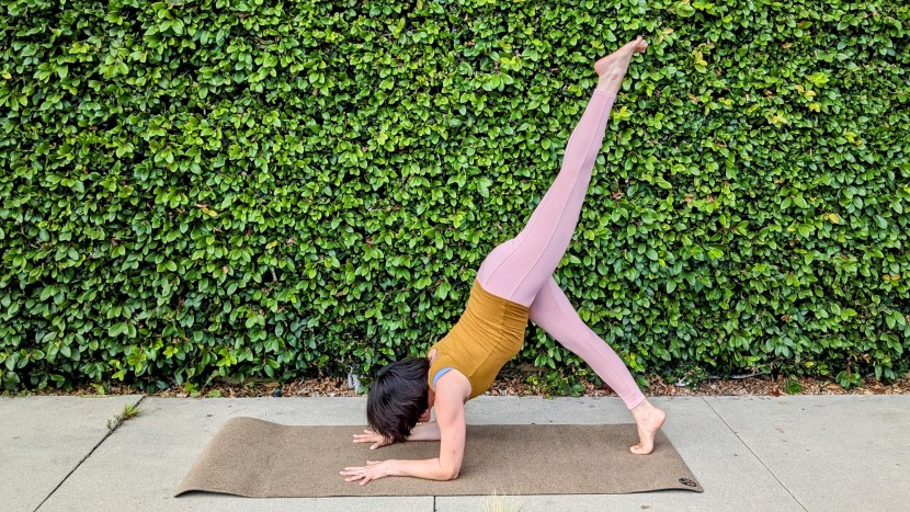 yoga mat - while cork is porous, we didn&#039;t have issues with the unity getting...