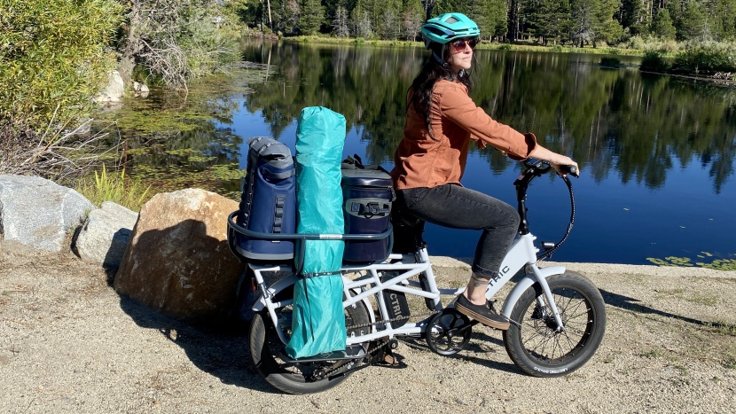 cargo bike - we sometimes think of cargo bikes as being made to haul kids, but...