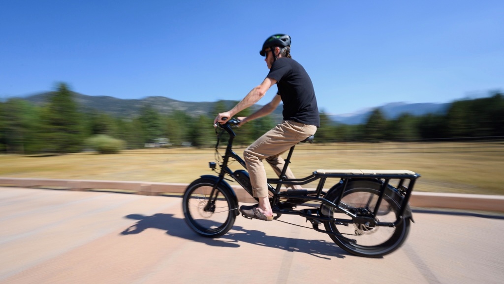 electric commuter bike - the radwagon's ride is decent, considering its large size and...