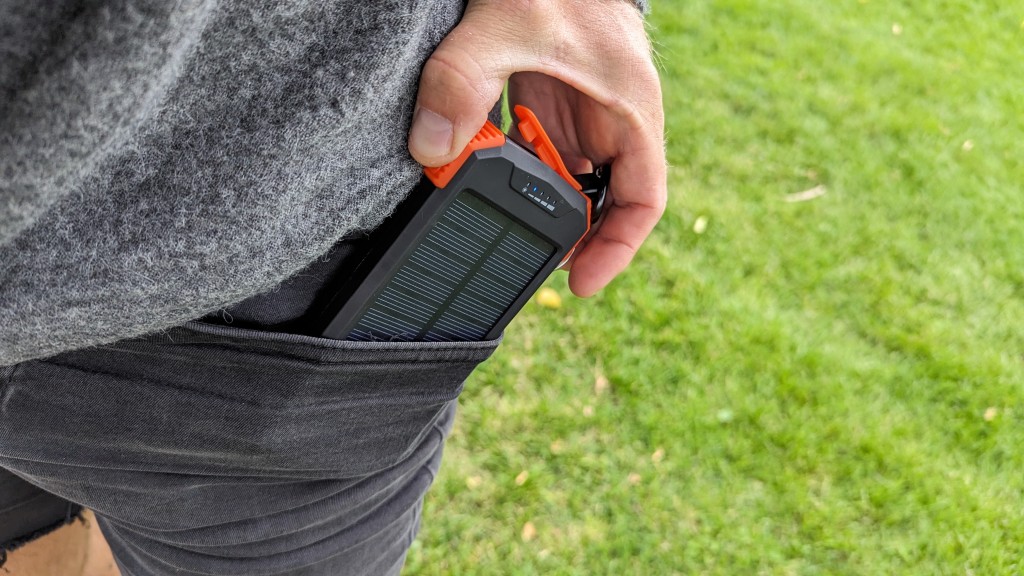 10,000mAh Solar Power Bank for Daily Use Plus 20,000mAh Solar Panel Charger  for Outdoor Use