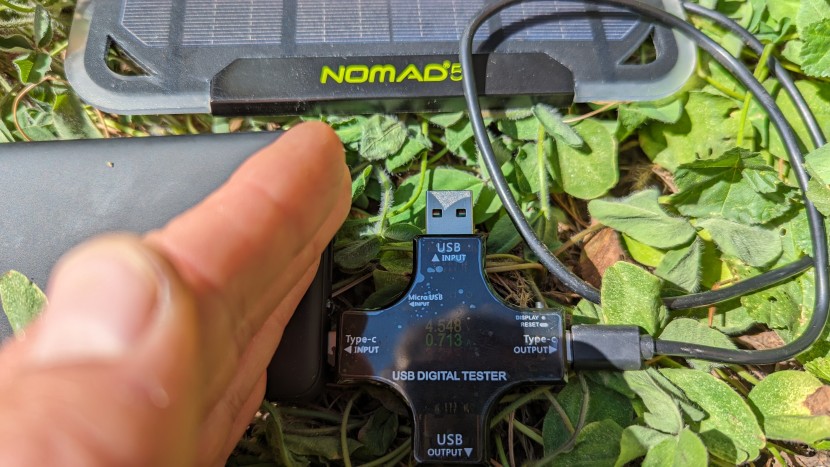 solar power bank - the nomad is small and mighty, especially compared to other 5 watt...