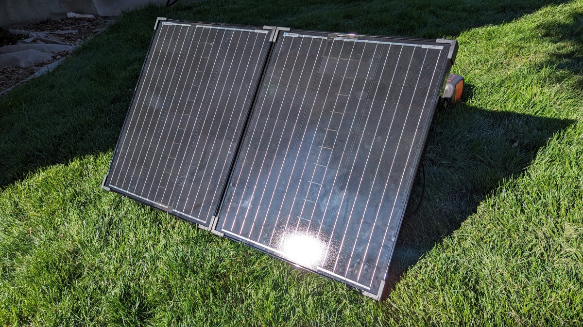 renogy 100w foldable solar camping review