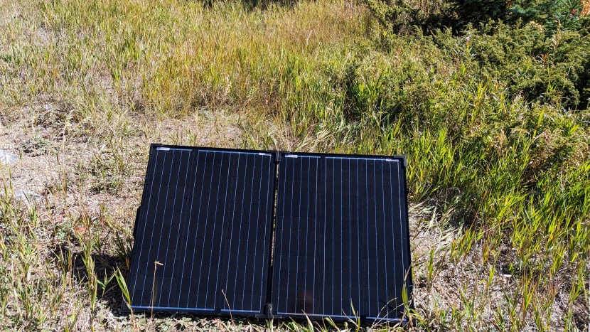 renogy 100w foldable - the renogy panel was very efficient in simulated cloudy conditions...