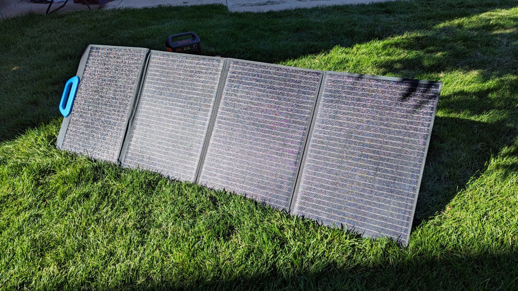 solar camping - the bluetti pv120 performed the best in cloudy day simulations.