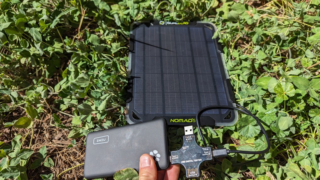 goal zero nomad 5 - the nomad 5 performs better than most smaller portable panels in...