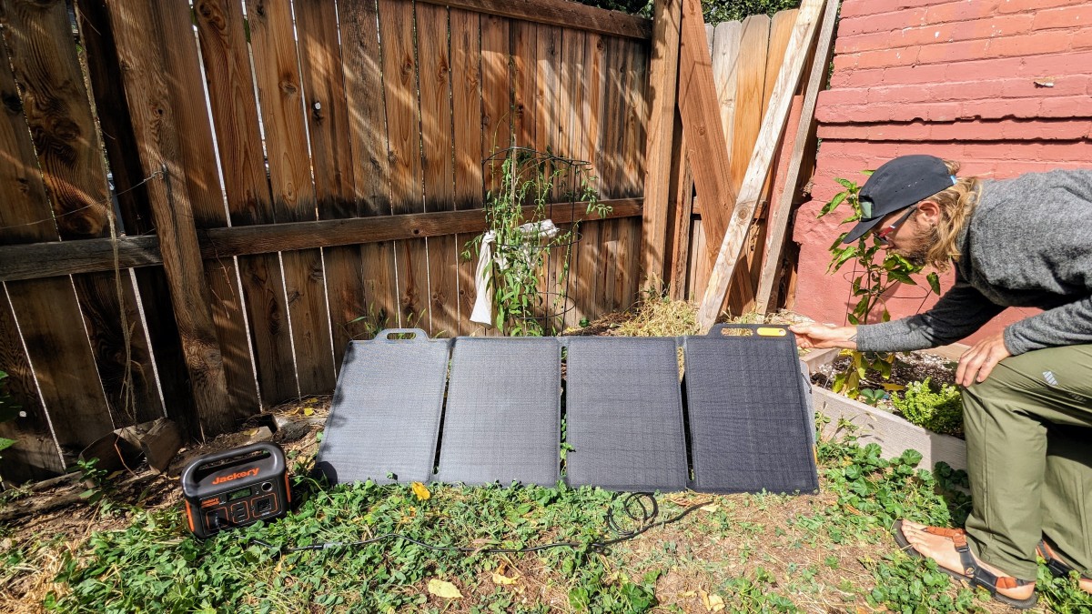 biolite solar panel 100 solar camping review